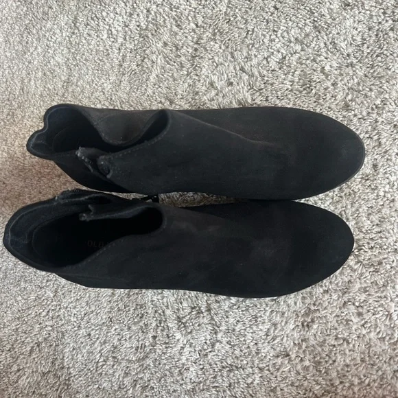 Black Ankle Boots size 9 - Picture 3 of 3